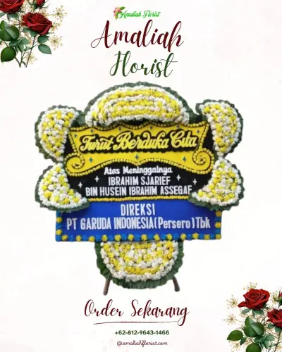 Papan Bunga Duka di Bandarsedayu